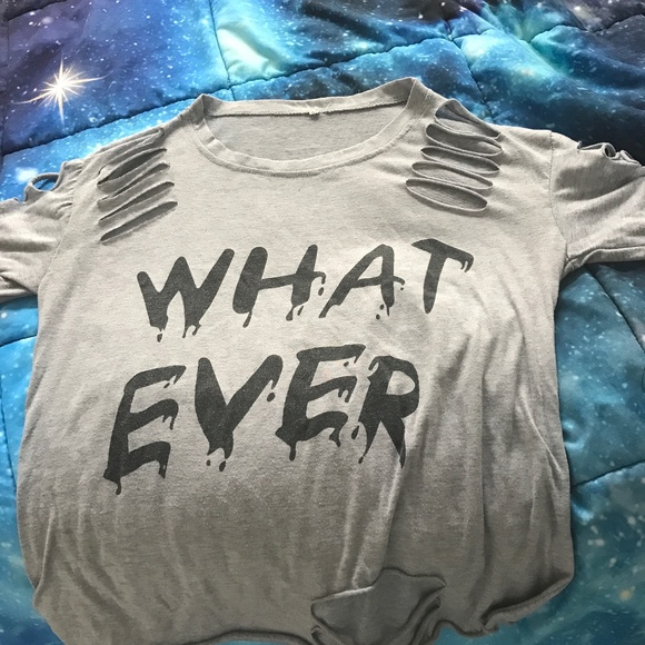 Medium grey and black top - Picture 1 of 2
